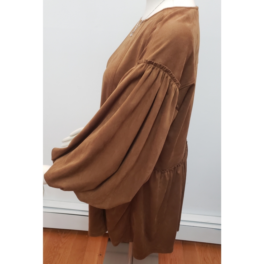 Free People Summer Love Vegan Suede Mini Dress - Picture 4 of 6